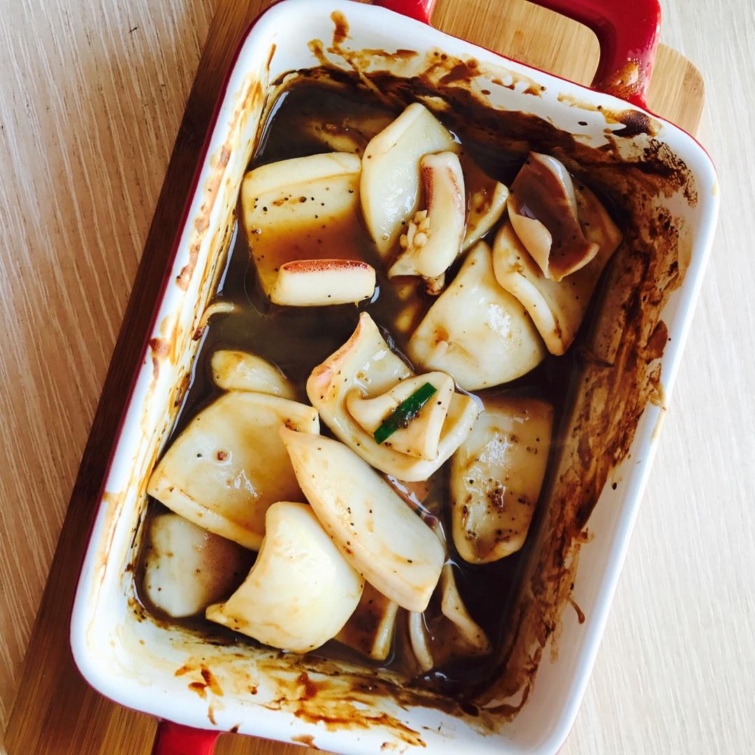 烤鱿鱼(烤箱版)