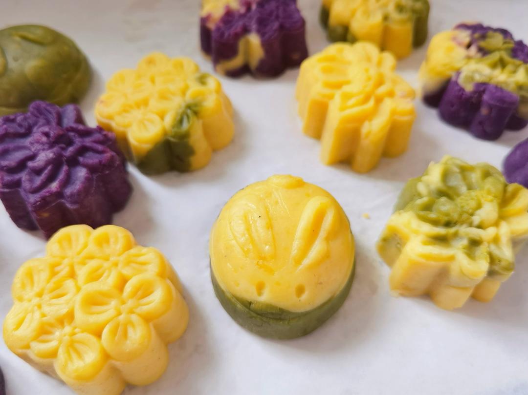 超简单零失败绿豆糕👩🏻‍🍳