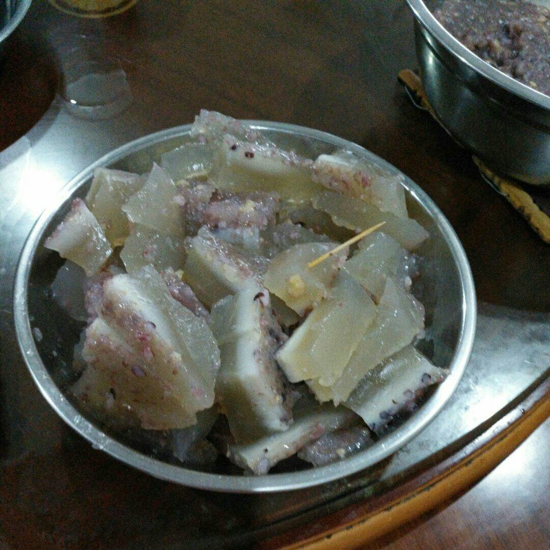 冰晶红豆马蹄糕