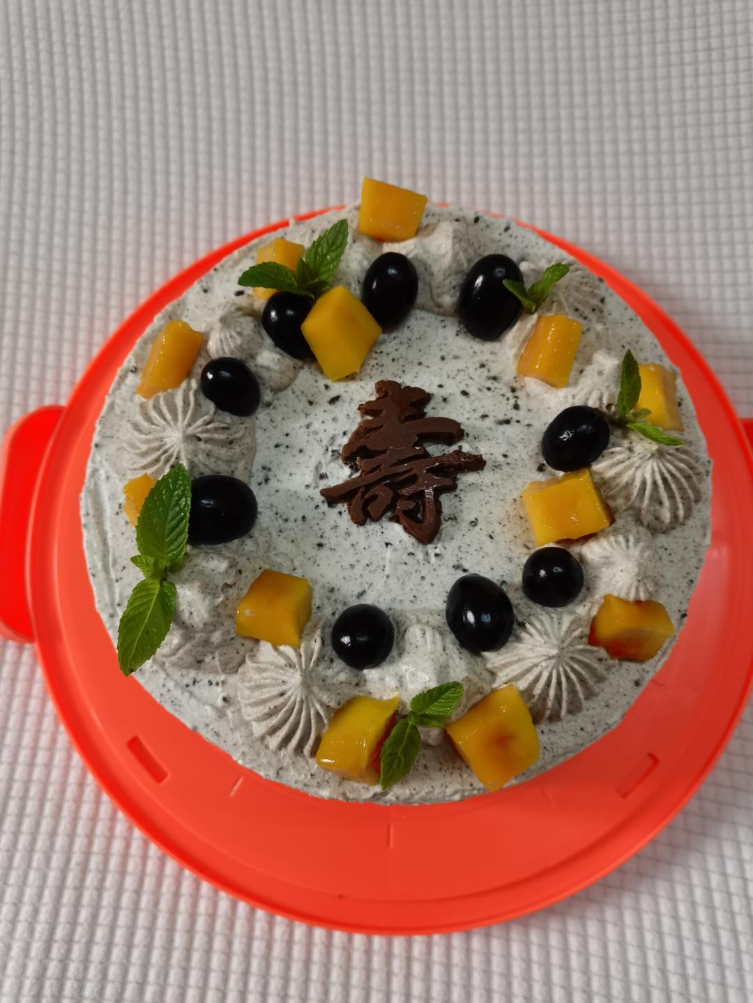 手机拍照—奥利奥咸奶油蛋糕