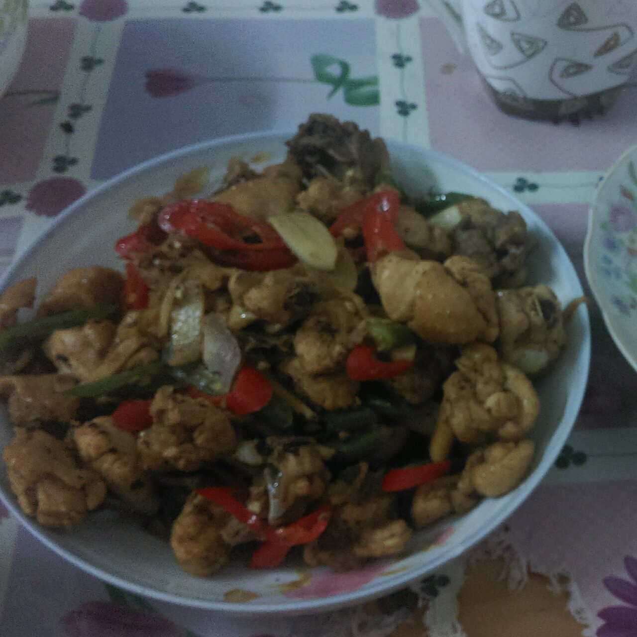 青椒鸡肉胡萝卜