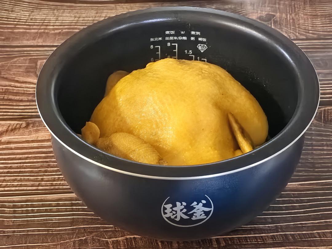 姜黄盐焗鸡，不用一滴水，自制盐焗鸡粉，厨房小白入门级大菜