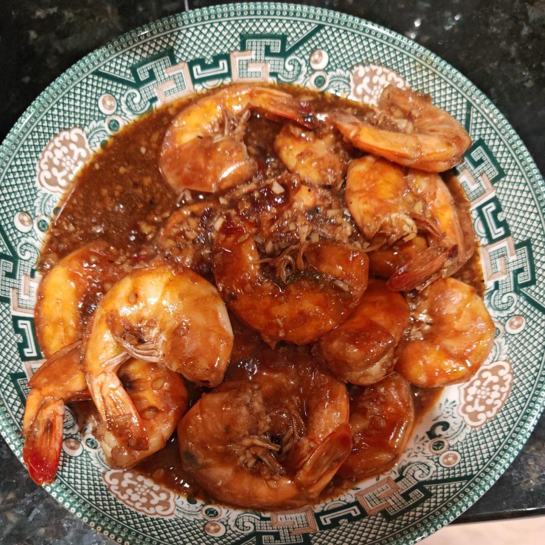蒜蓉炒大虾