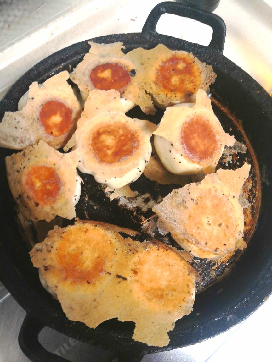 脆皮水煎包的做法