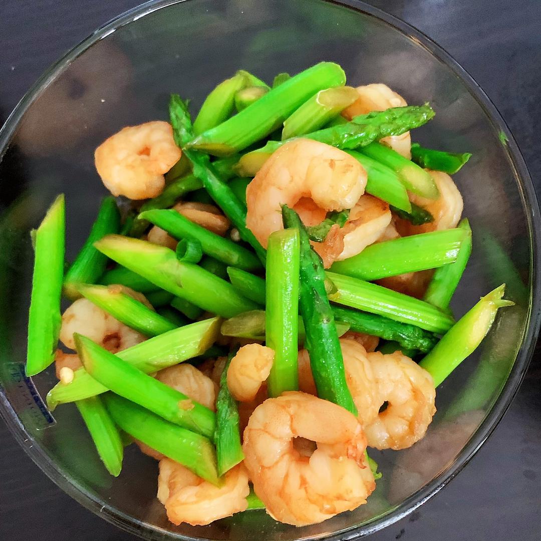 盒马菜谱_青芦笋炒虾仁