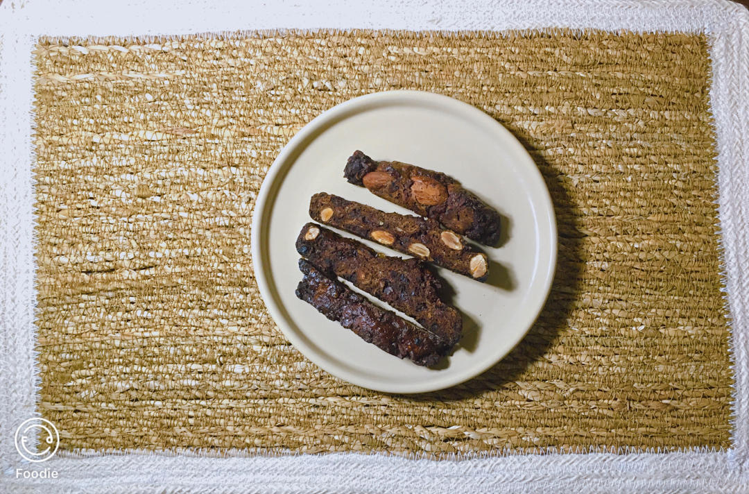 无油杏仁巧克力意式脆饼丨健康·零食（附7个意式脆饼成功要点）