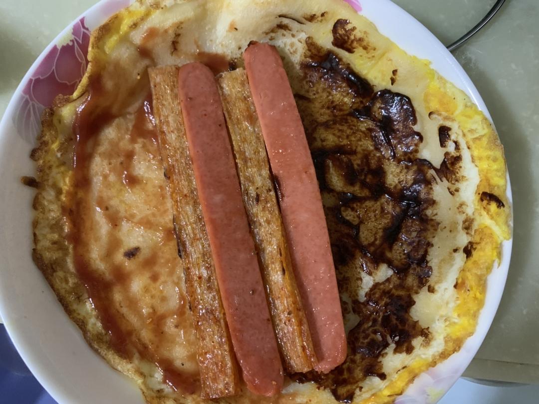 鸡蛋煎饼（咸味）