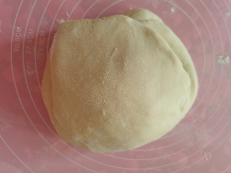不用熬夜做面包了～成功率高、香软拉丝的北海道吐司（省时的中种法）的做法 步骤12