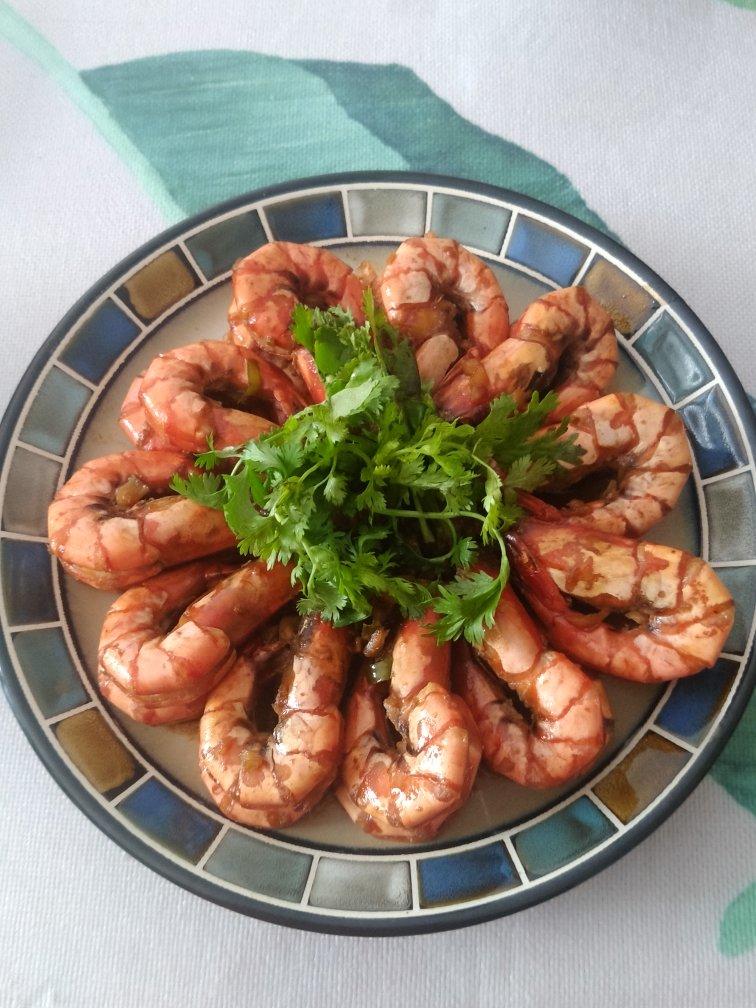 干烧大虾（黑虎虾）