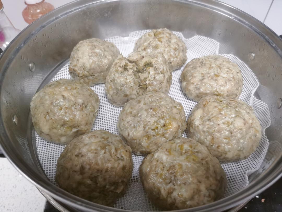 榆钱窝窝（蒸出来还是翠绿色哦）㊙️
