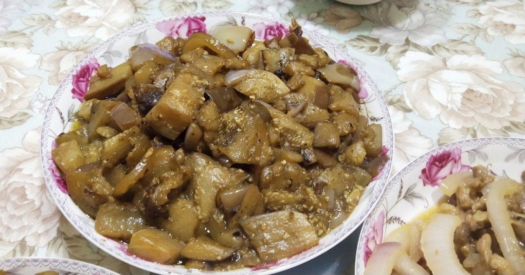 红烧茄子，好吃到舔盘子