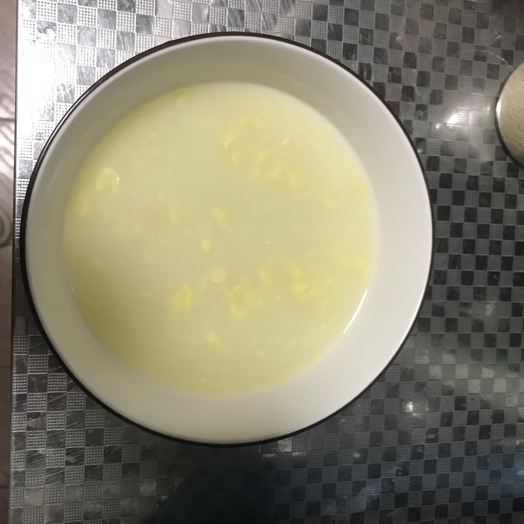 潇_cher做的鸡蛋面糊糊汤(新手百分之百成功)