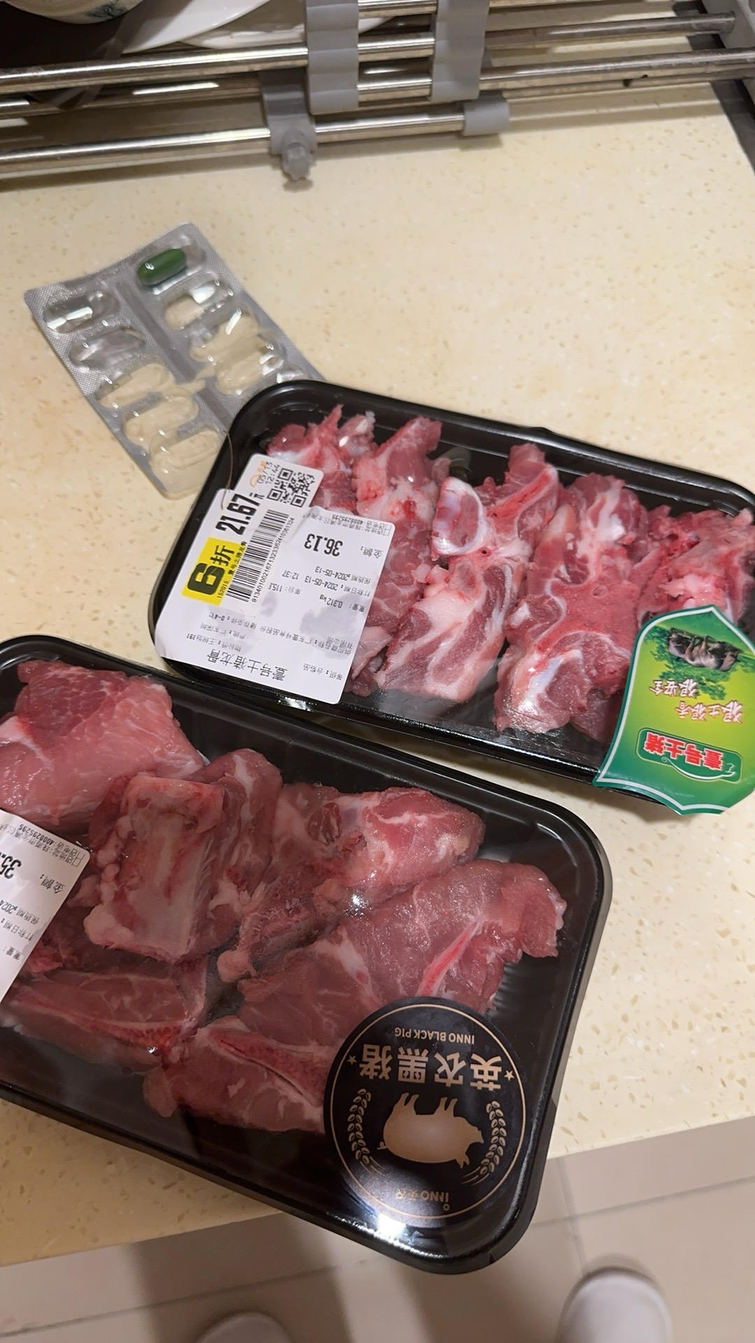 硬菜代表--排骨炖豆角土豆（豆角焖面胚子）