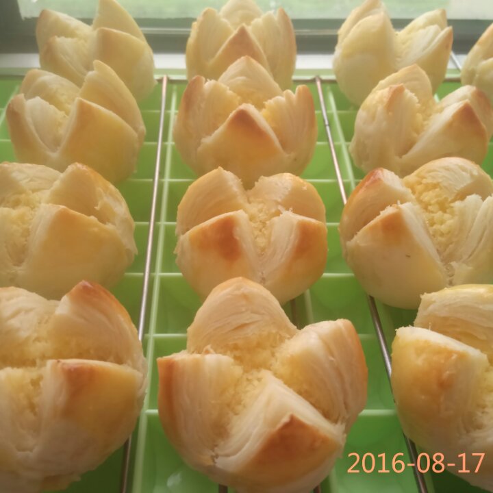 花开富贵之四种口味的椰蓉开口酥