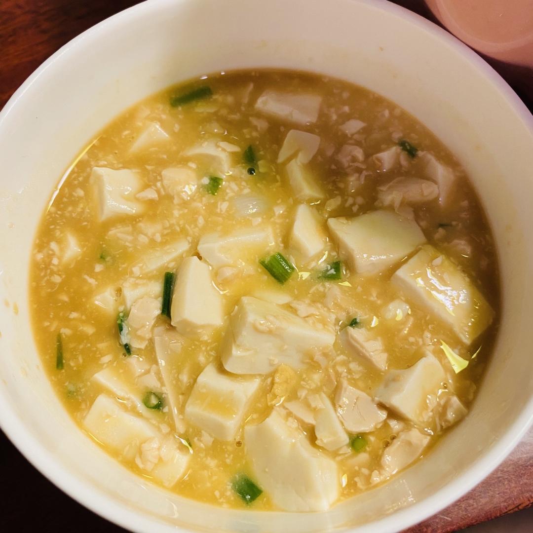 咸蛋烧豆腐～～孩子爱吃的下饭菜！