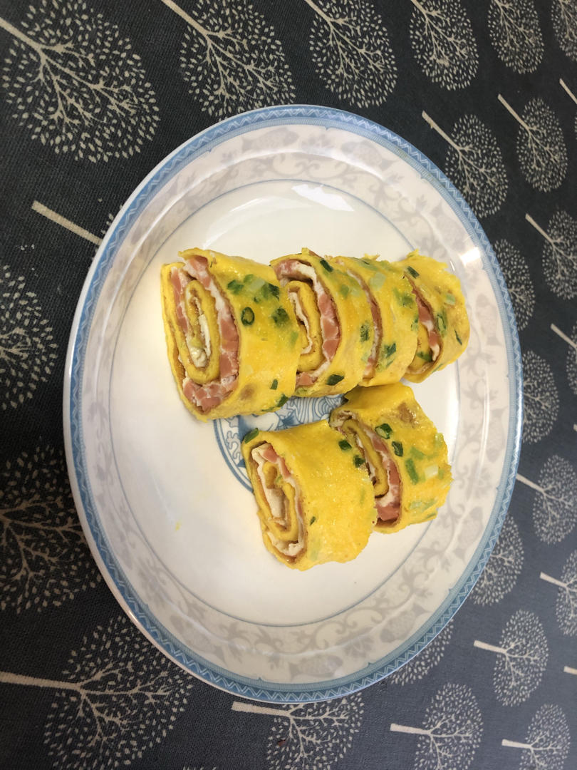 高颜值早餐鸡蛋卷❗️❗️双色鸡蛋卷