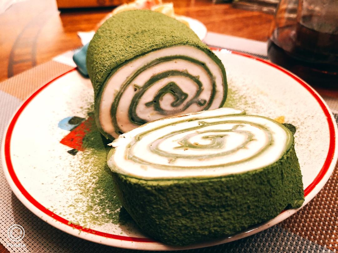抹茶毛巾卷