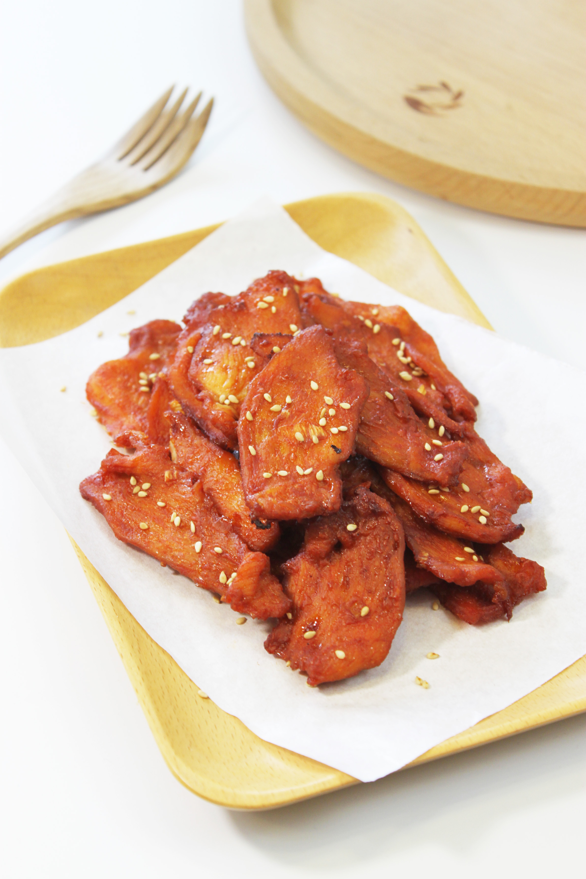 小鹤自创菜--韩式烤鸡胸肉的做法