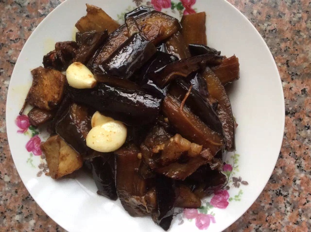 老丁的私房菜-油焖茄子