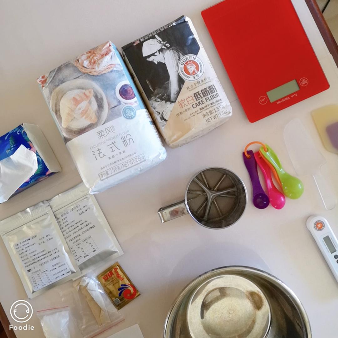 纯奶手撕吐司的做法 步骤1