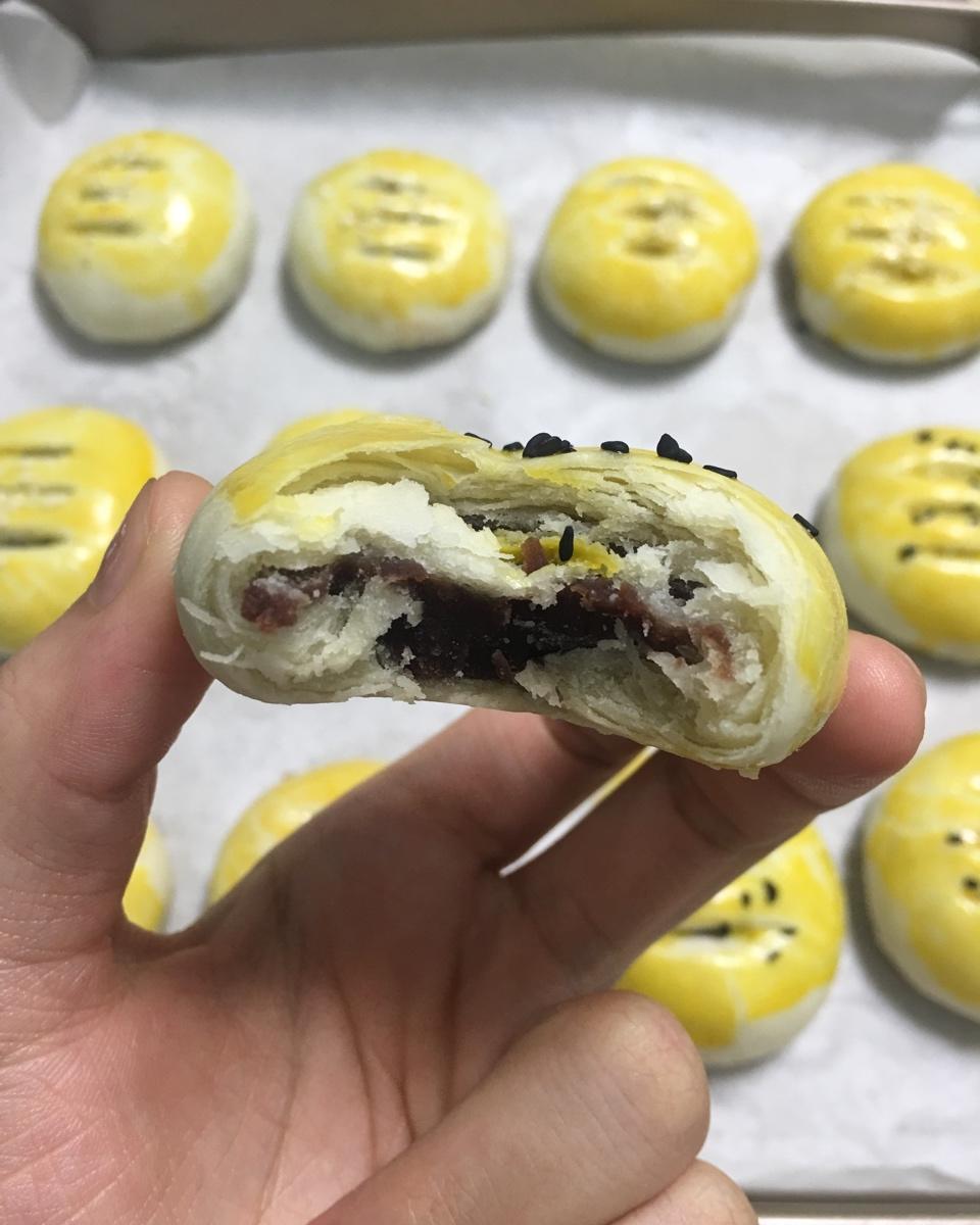 紫薯麻糬老婆饼