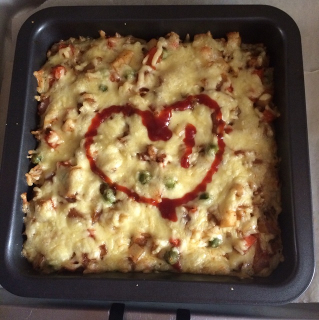 番茄鸡肉浓情焗饭【两人份】