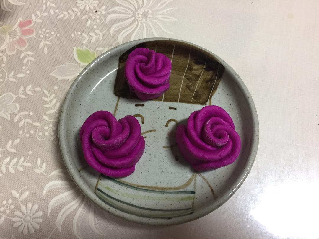 玫瑰花馒头