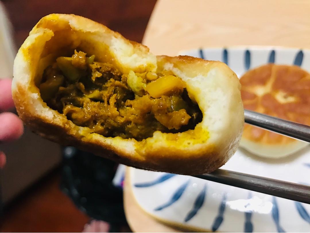 【咖喱煎包】教科书级别的肉包，包教包会！