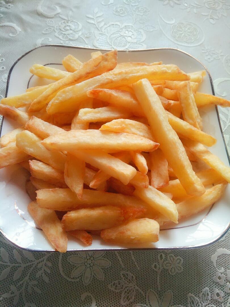 自炸薯条的做法