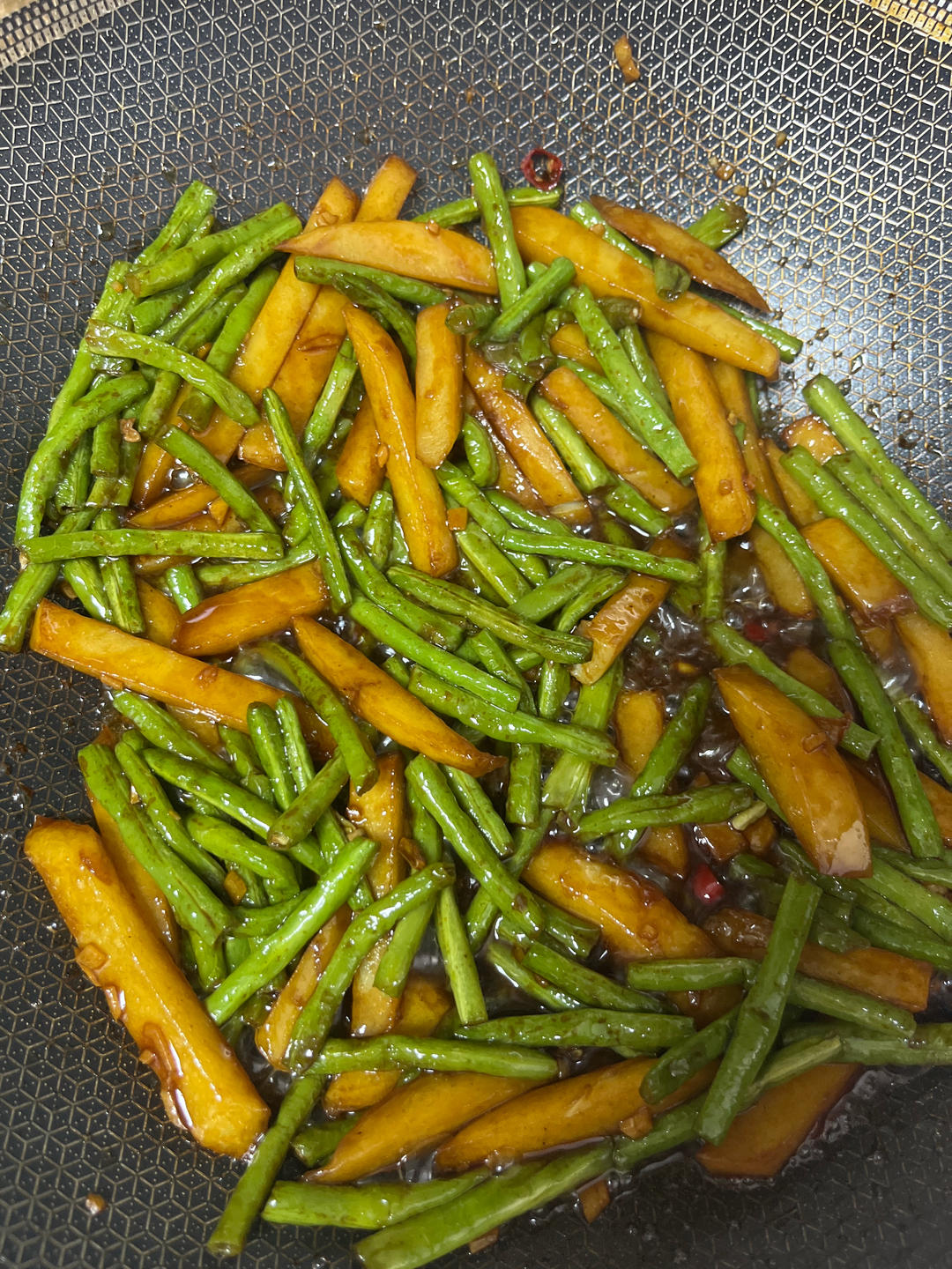 干煸豆角土豆