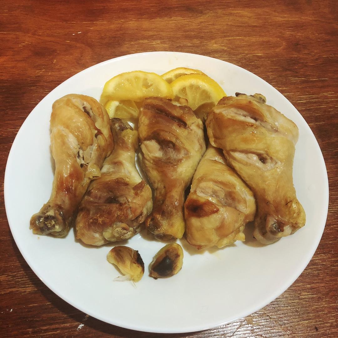 蒜香柠檬小鸡腿