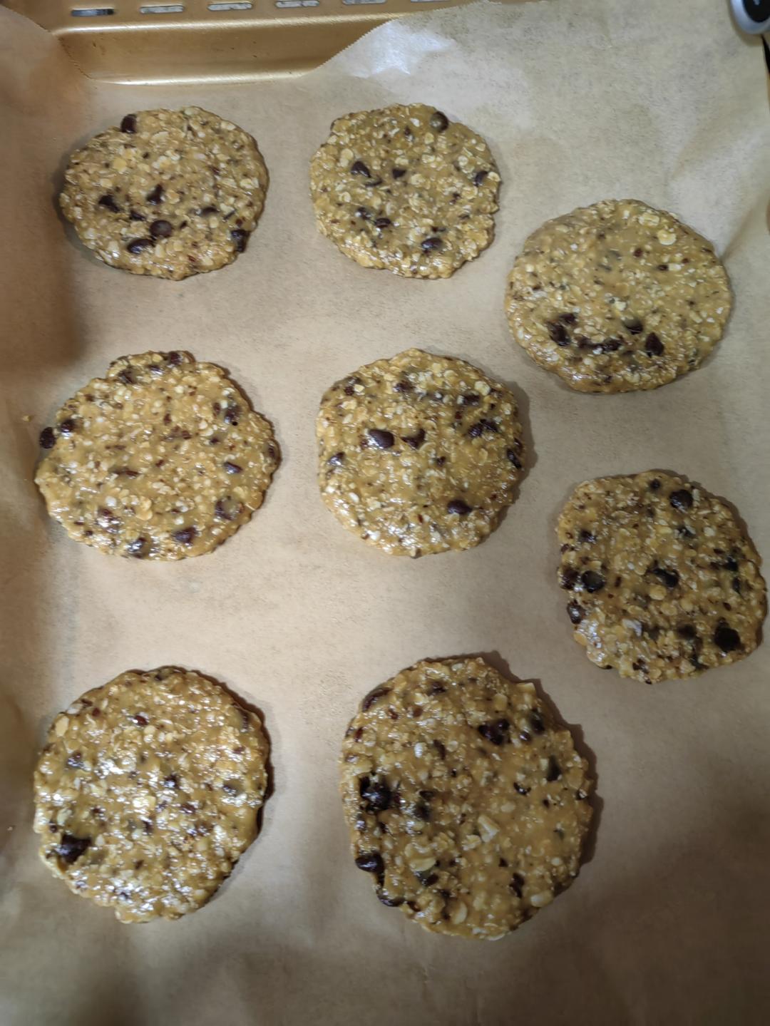 燕麦饼干，无黄油配方无需打发，保证各个酥掉渣，不干不噎不变硬