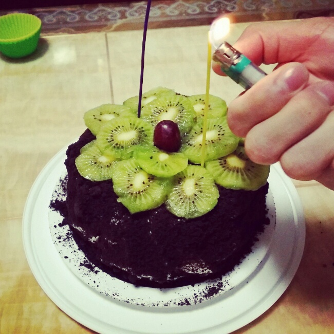 奥利奥水果奶油蛋糕