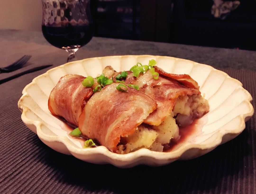 《食戟之灵》土豆培根烤肉