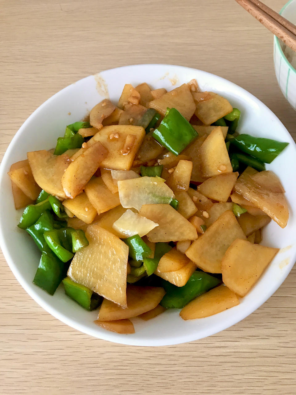 家常炒土豆片