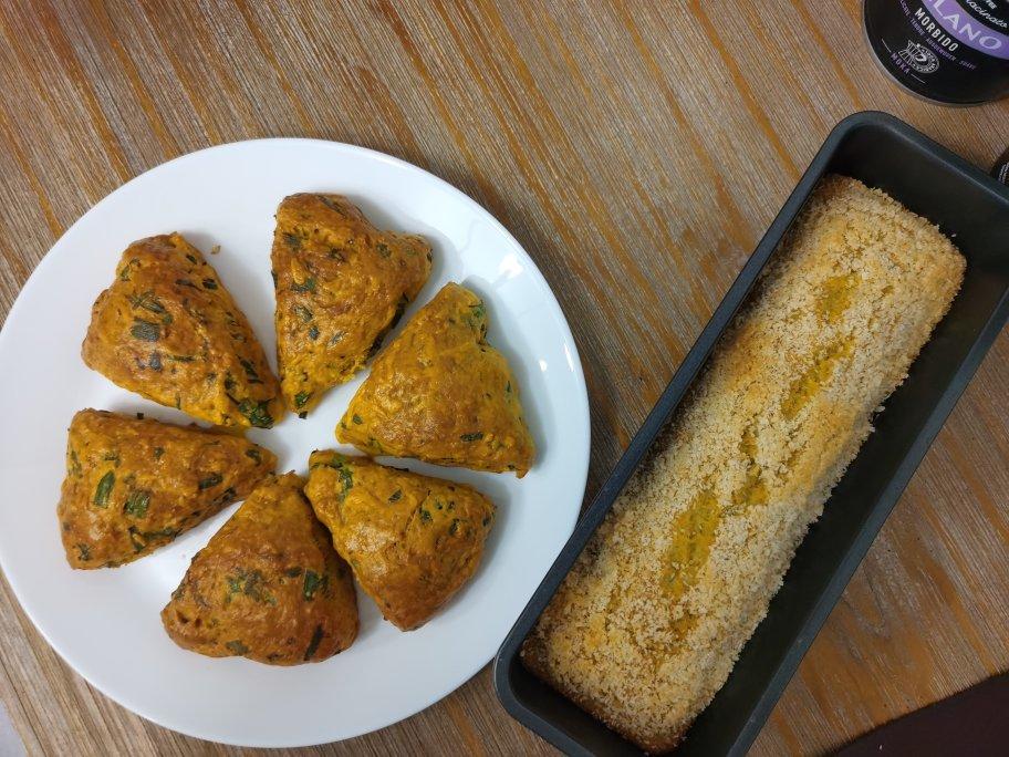 无油无糖香葱肉松司康