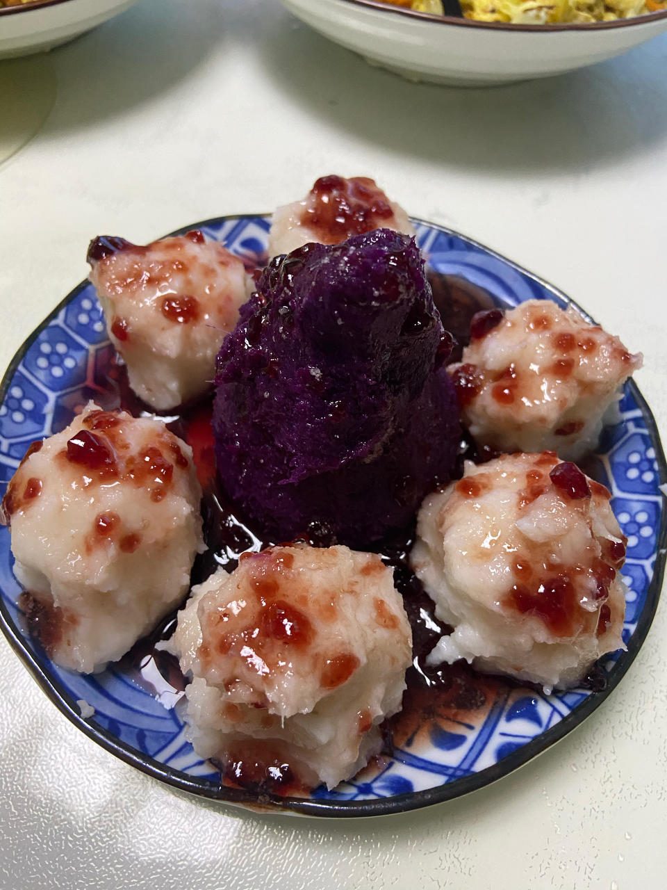 蓝莓山药泥