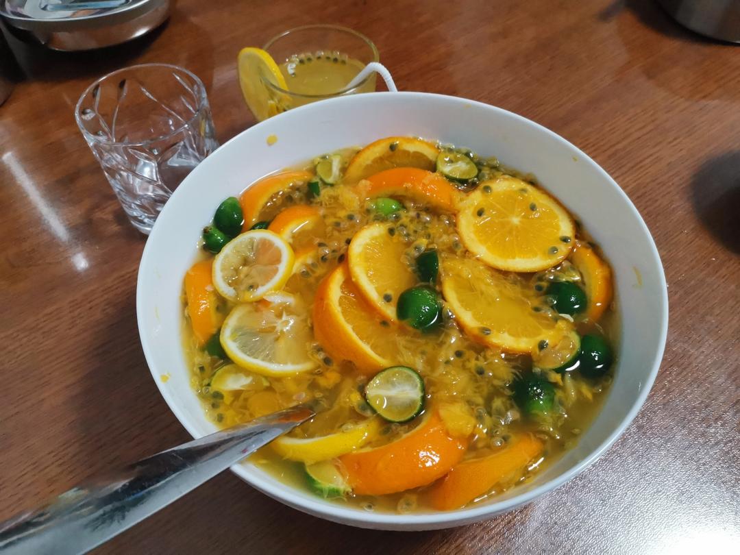自制无敌好喝夏日解腻水果茶🍊完爆饮品店，新手百分百成功，试试就知道