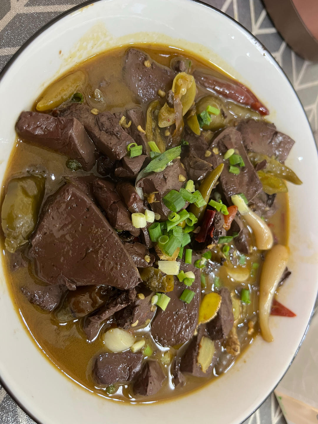 泡椒血旺
