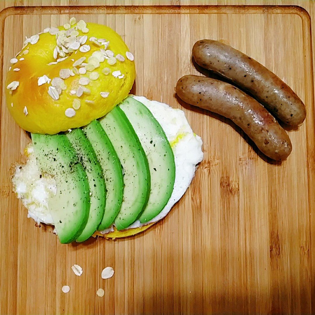 全麦南瓜贝果