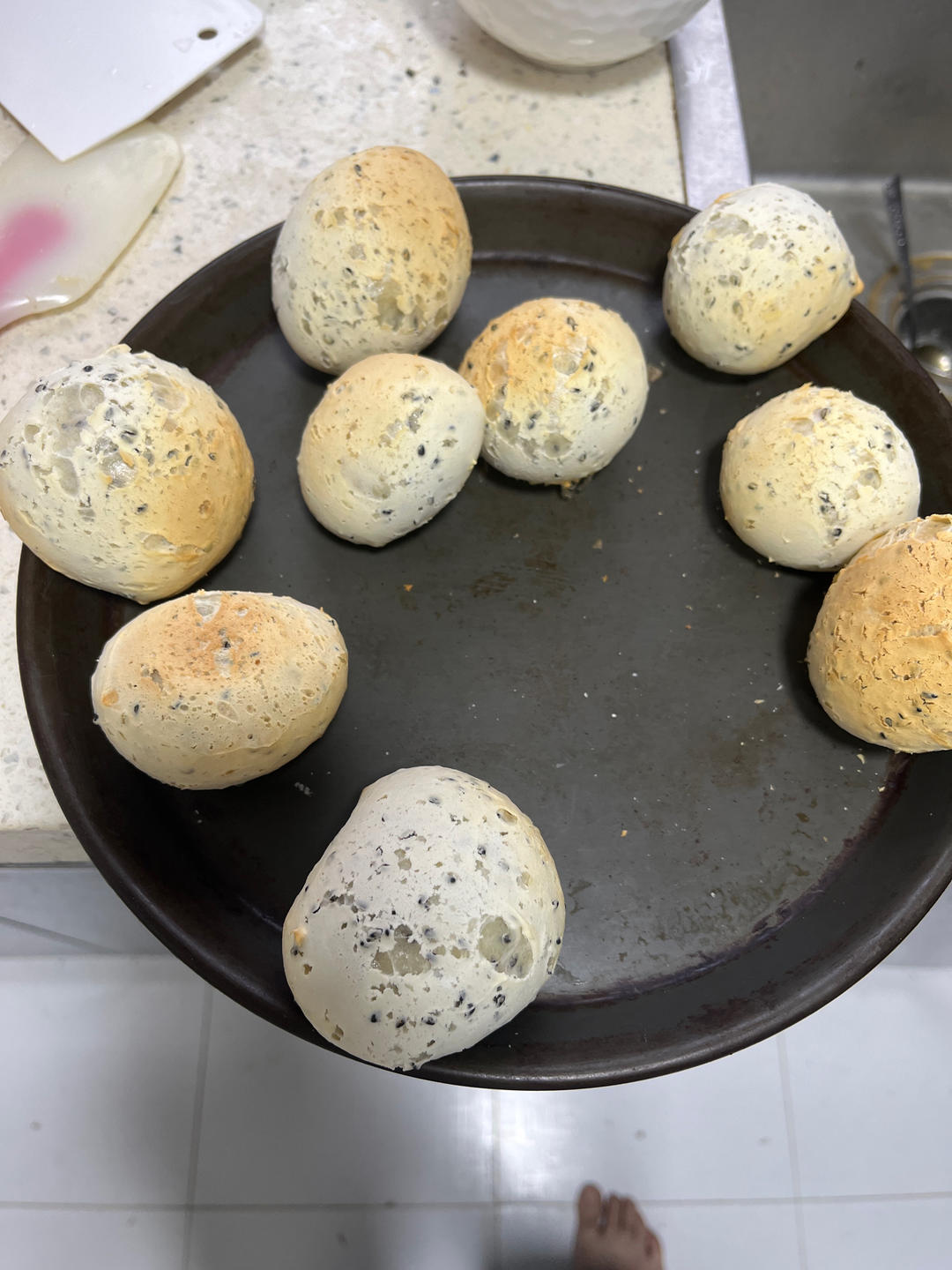 5分钟超快速｜空心麻薯球｜恐龙蛋面包球｜Q弹好吃｜完爆山姆会员店