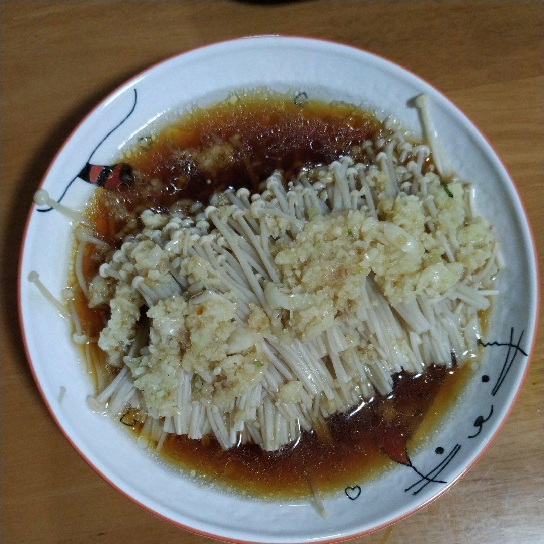 蒜蓉蒸金针菇