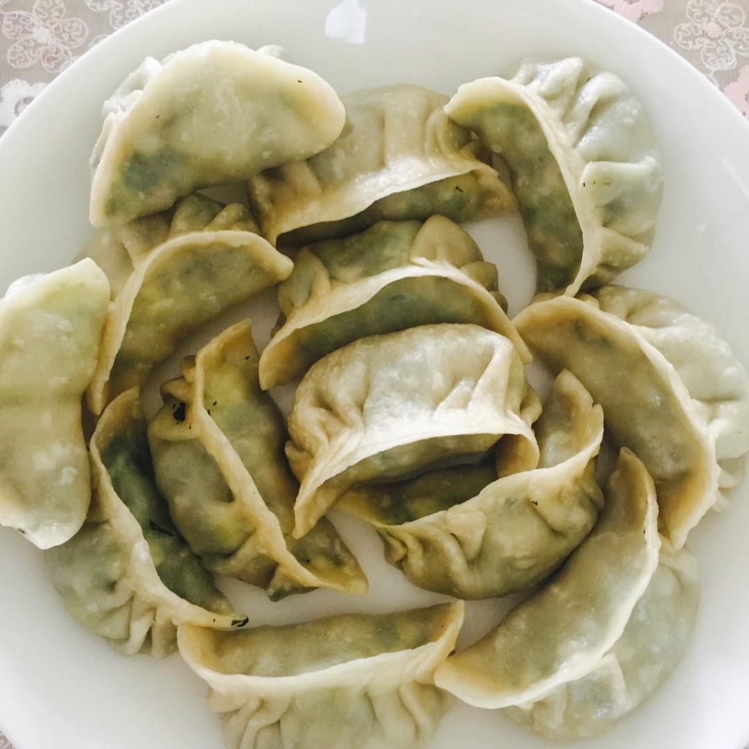 青菜香菇鲜虾饺