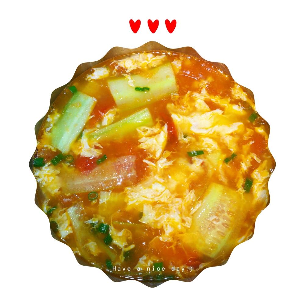 好喝到爆的西红柿鸡蛋汤