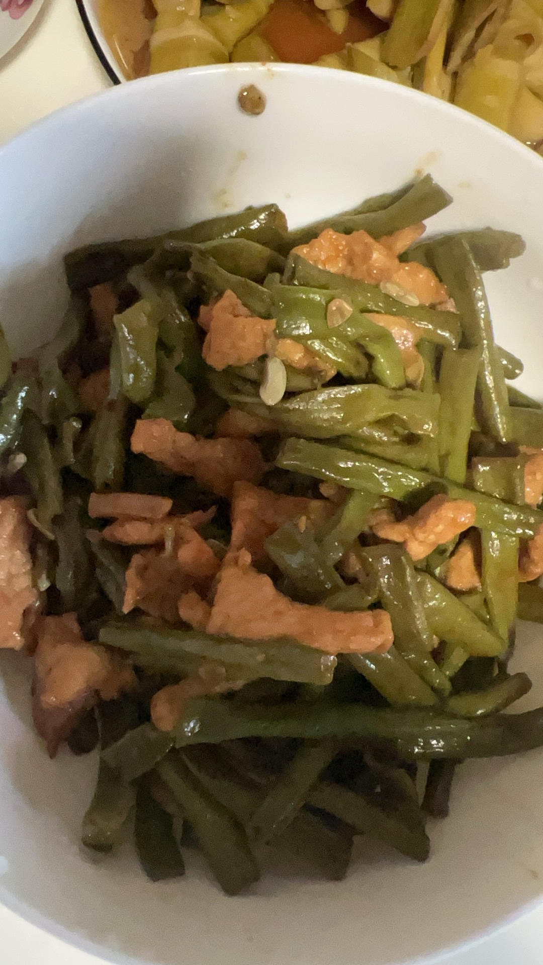 豆角炒肉丝