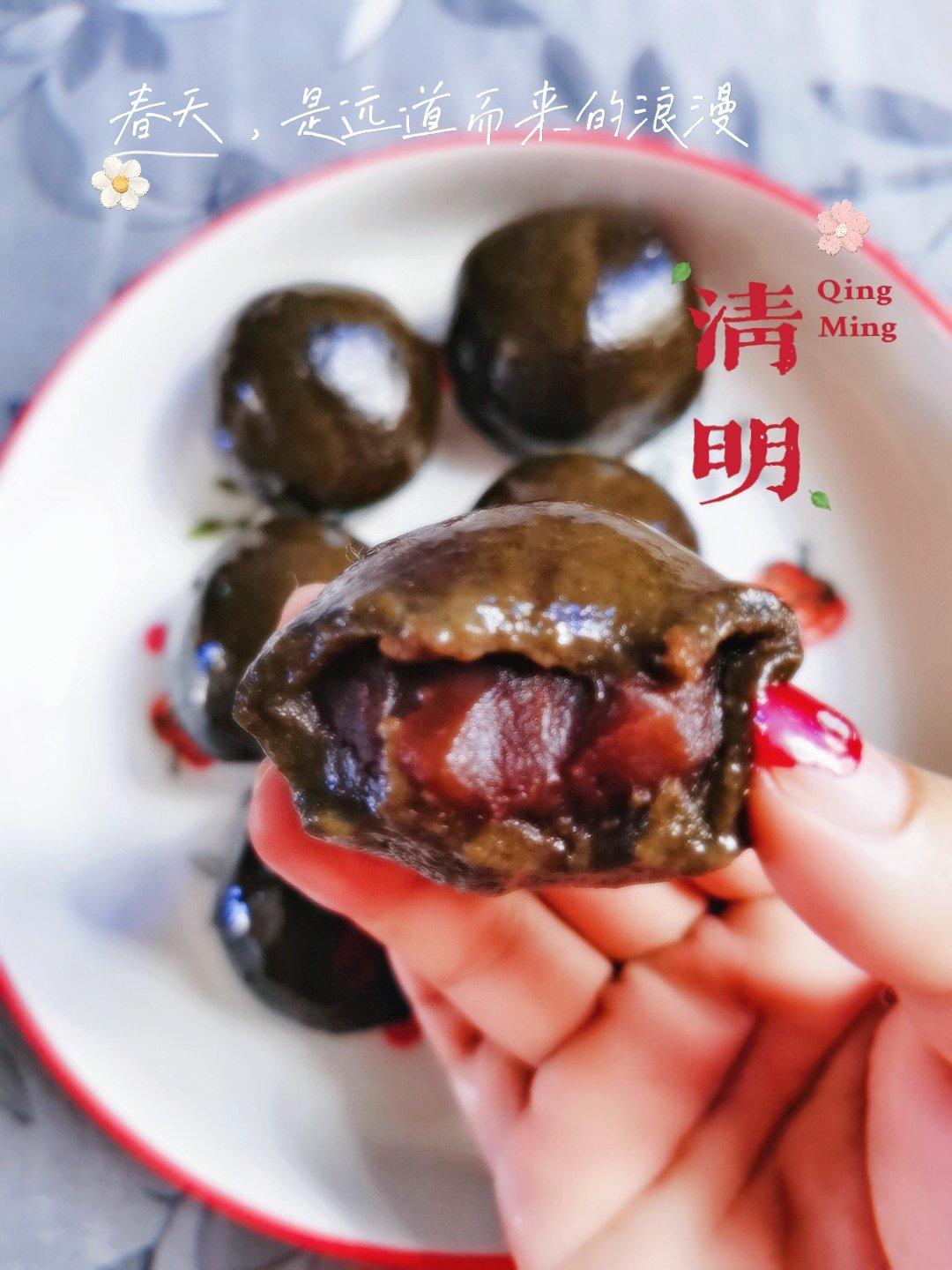 《Tinrry+》咸蛋黄肉松青团+红豆沙青团