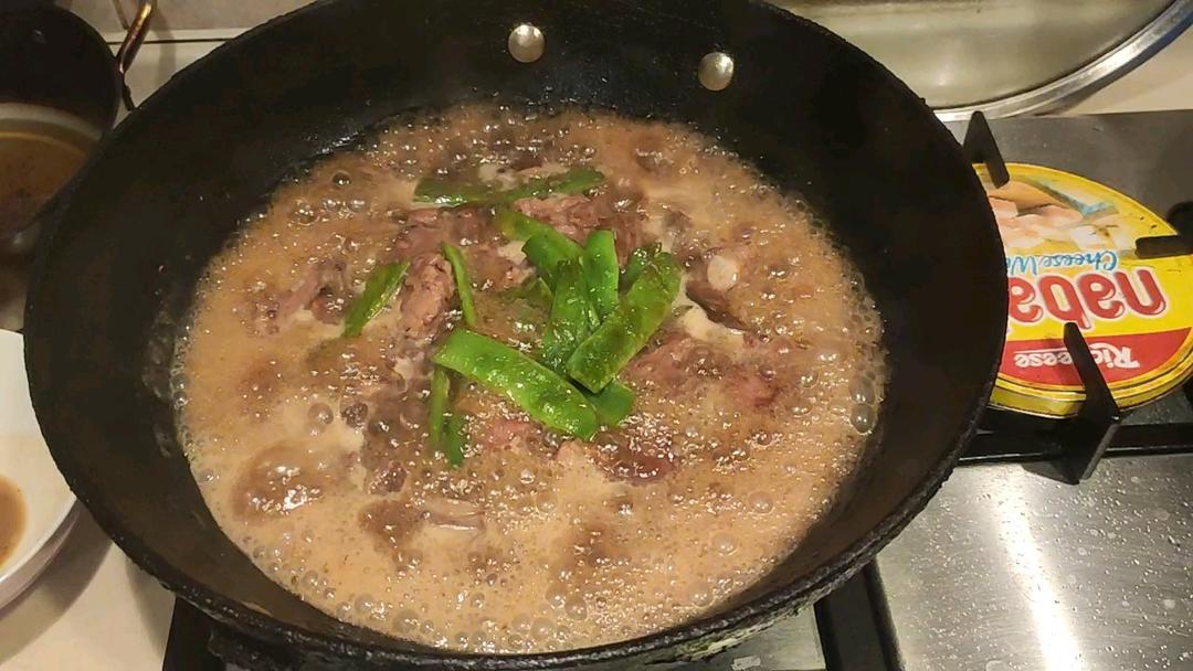 老饭骨教的豆角炖排骨（自留）