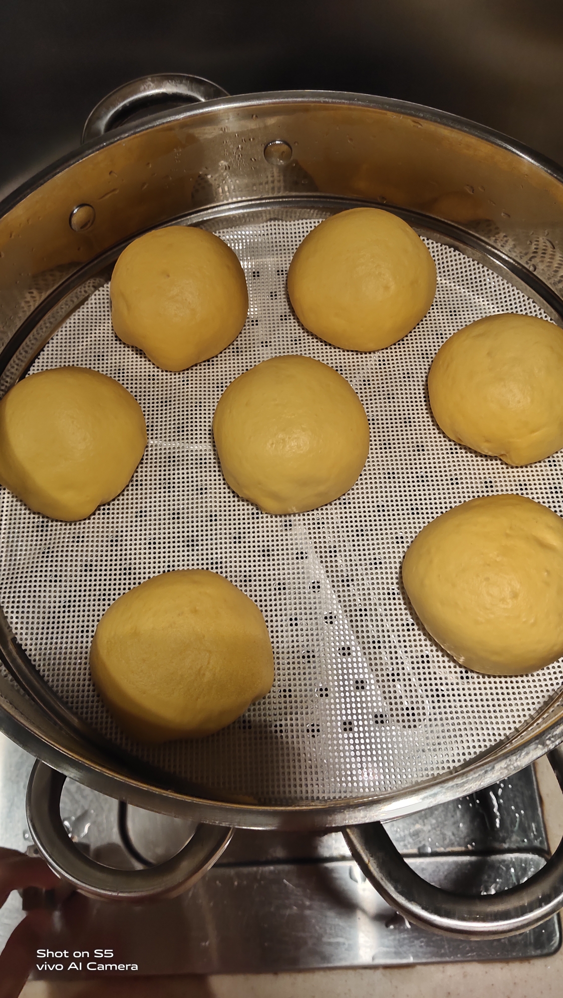 椰香南瓜红豆麻薯包子的做法 步骤11