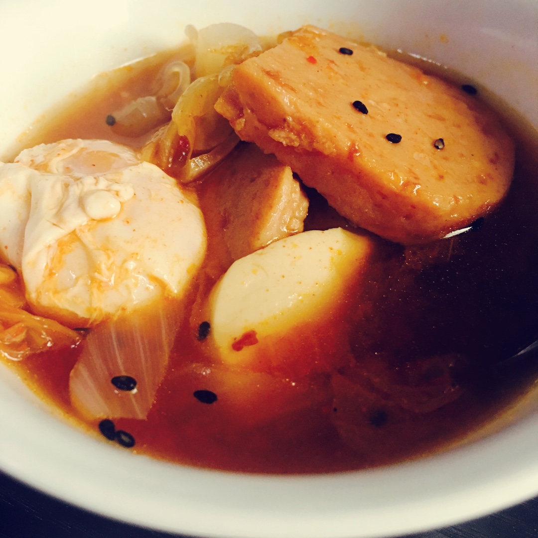 【韩食记】嫩豆腐汤(순두부찌개)--低卡开胃的健康韩料