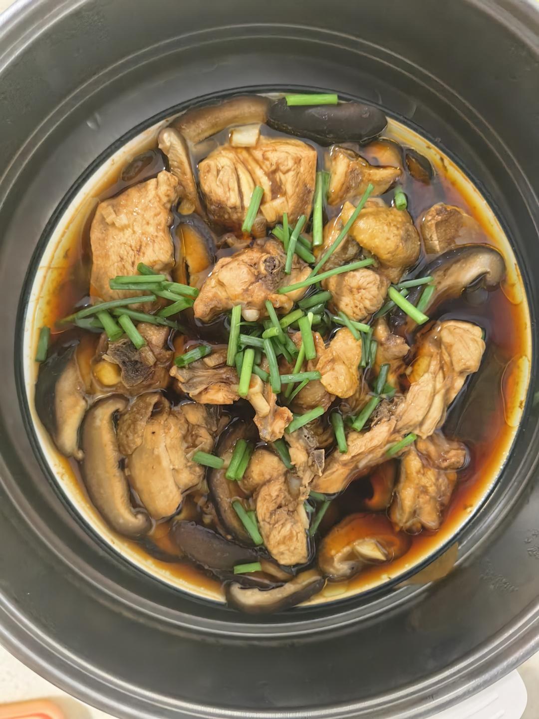 香菇蒸滑鸡